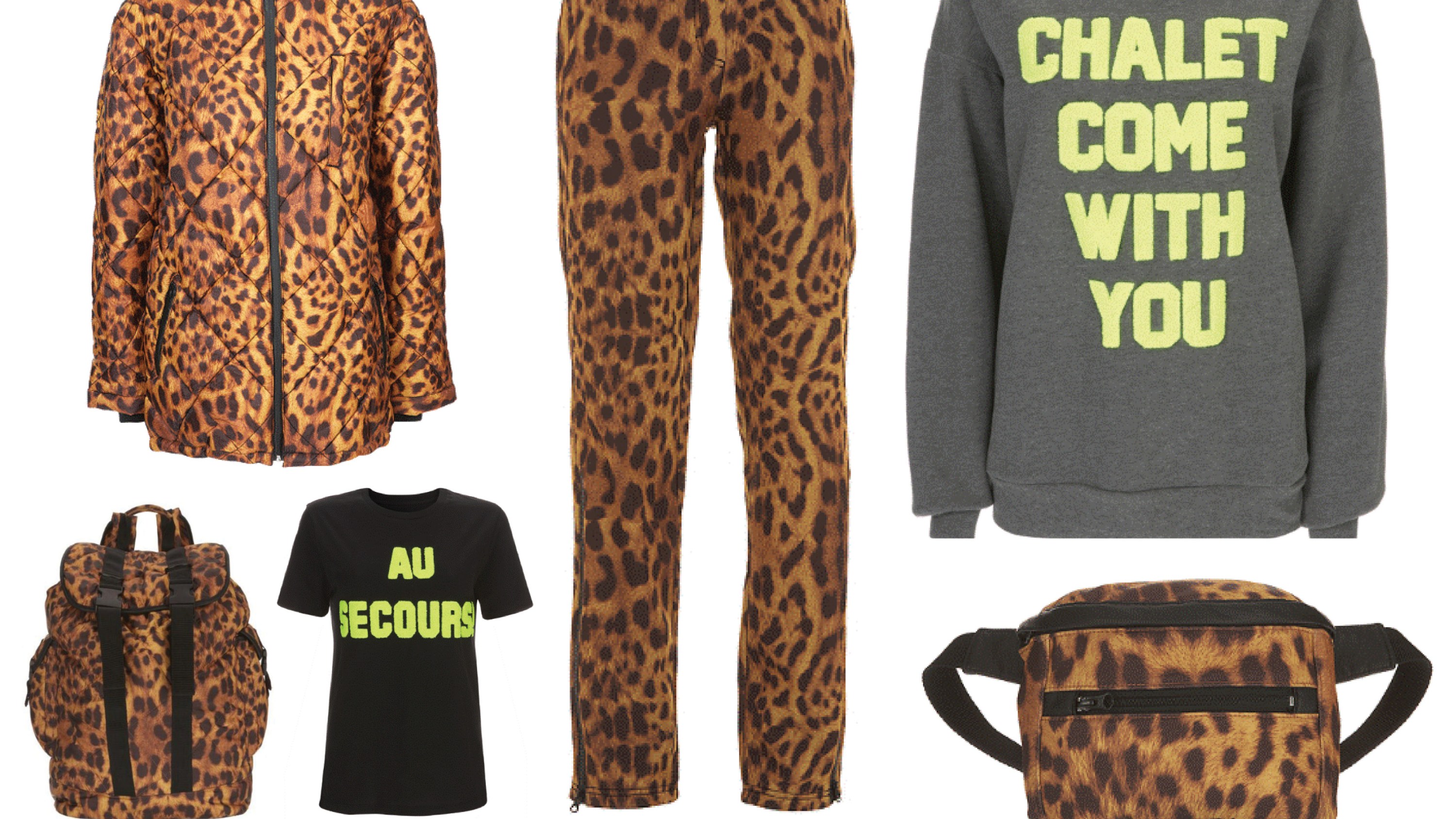 Ashish Ski Collection Topshop: Ski Bunnies Go Leopard!