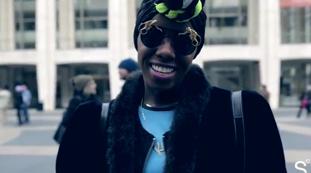 Video Street Style: Joy Adaeze Raids Grandma's Closet, Loves Bold Jewelry