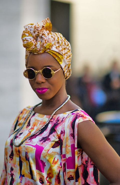 how to wear a turban street style