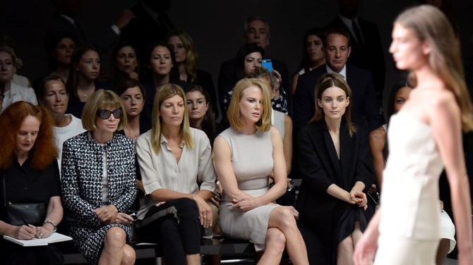 Calvin Klein Collection - Front Row - Mercedes-Benz Fashion Week Spring 2014