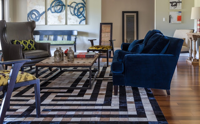 valorie hart navy blue couch