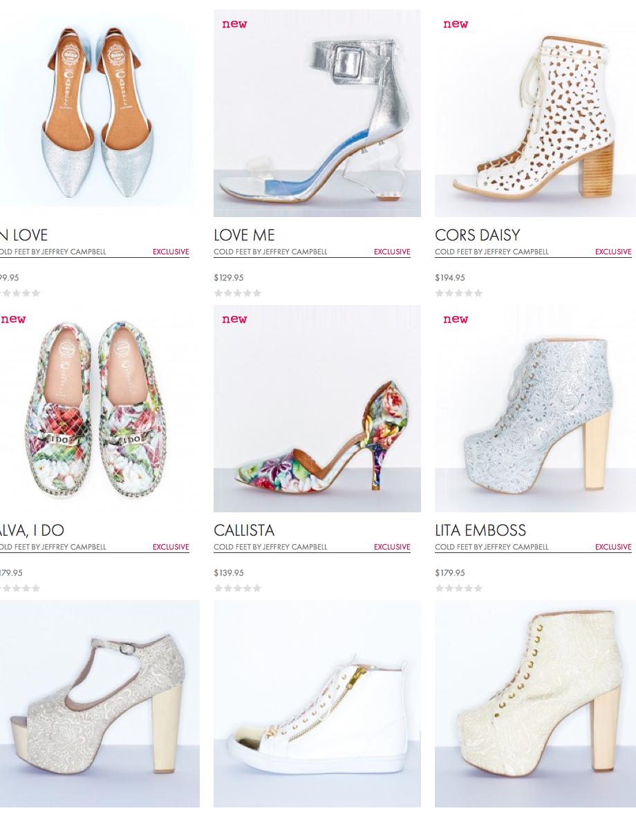 jeffrey campbell bridal