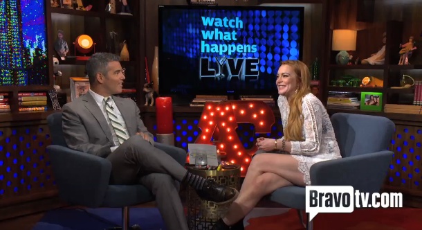 Lindsay Lohan Basically Confirmed Her 'Sex List' to Andy Cohen