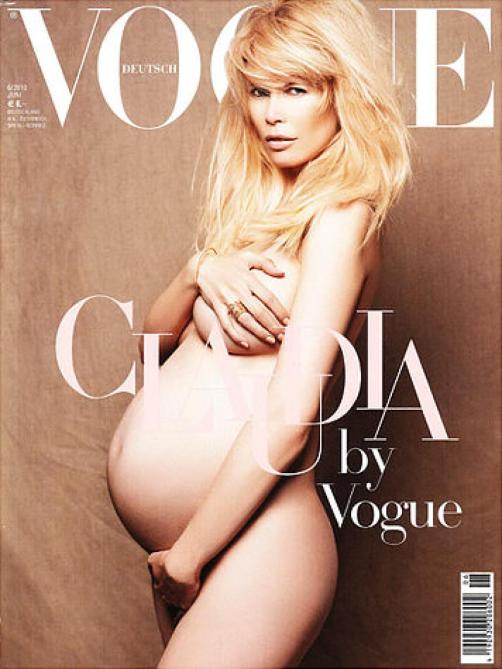 naked models celebrities pregnant