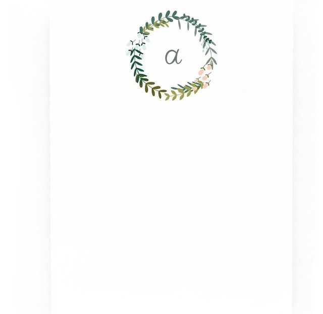 Monogram Notepad