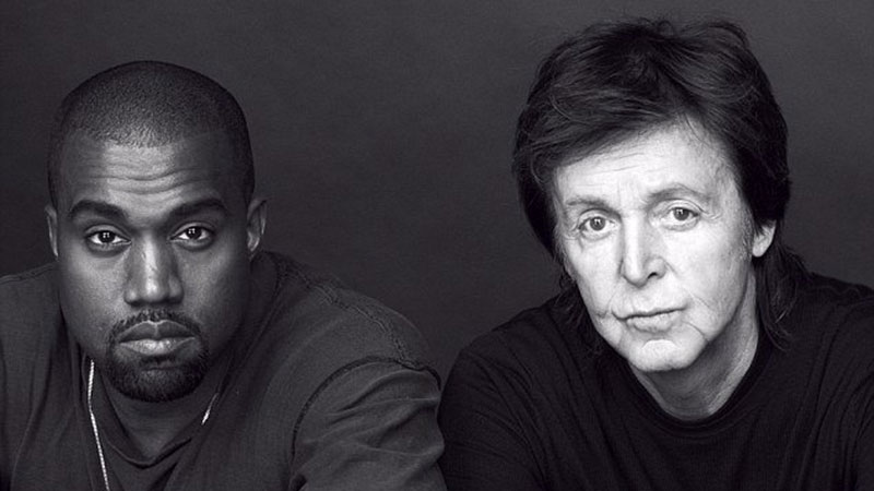 Kanye West and Paul McCartney