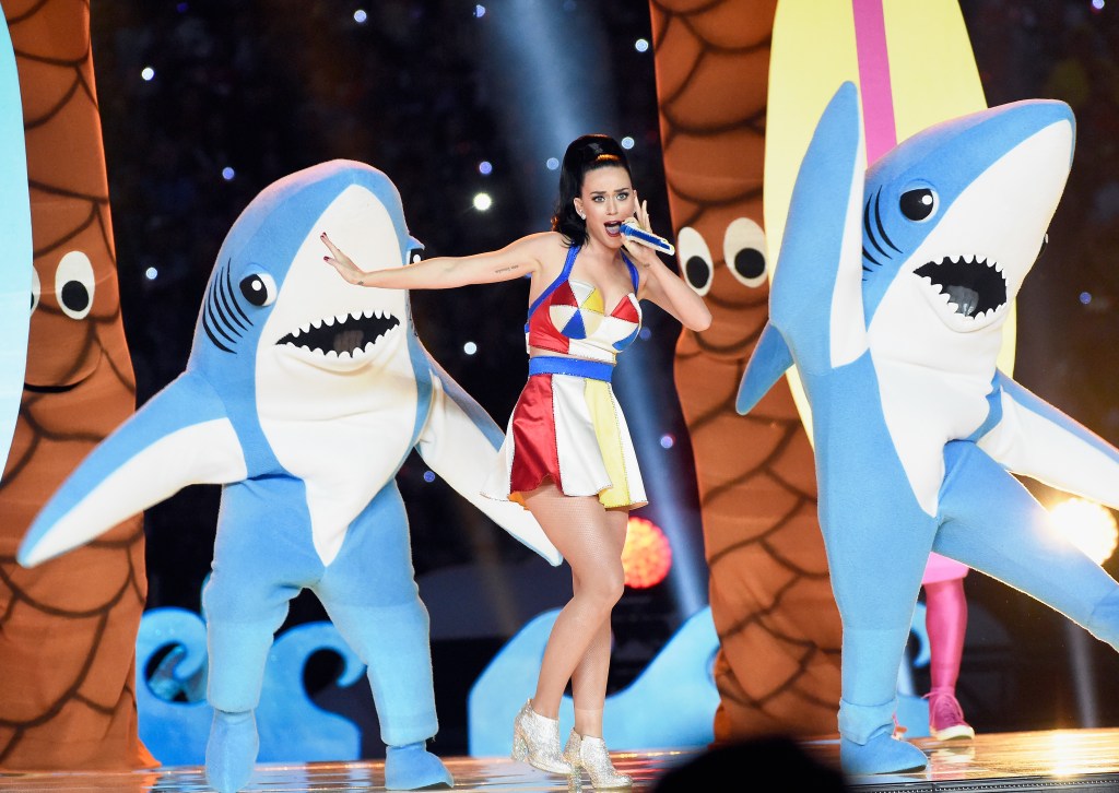 katy Perry Super Bowl Sharks