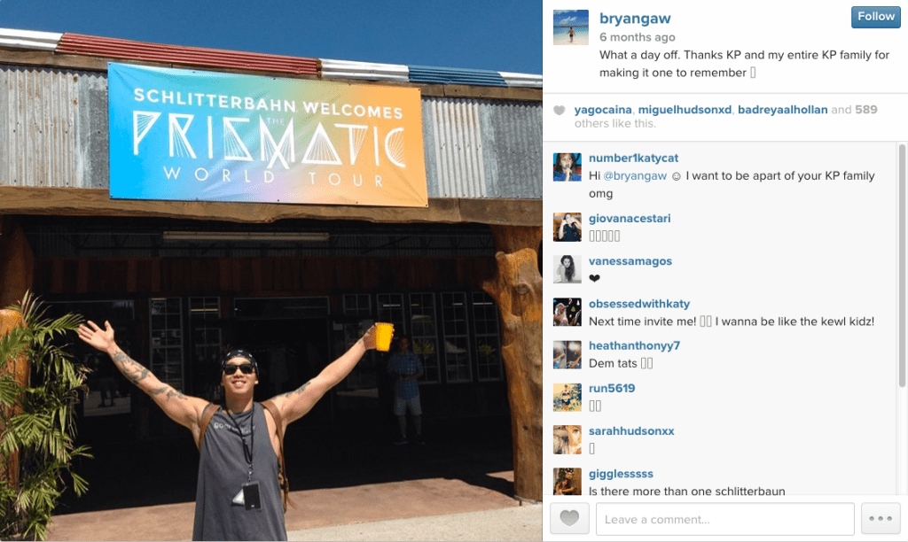 Katy Perry's backup dancers