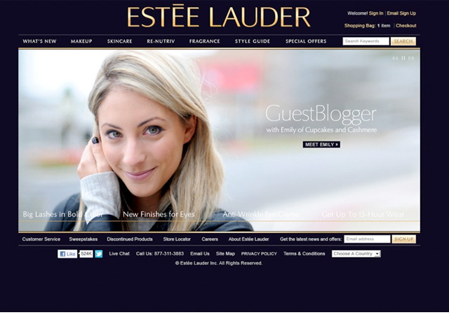 Cupcakes & Cashmere Blogger Teams Up with Estee Lauder