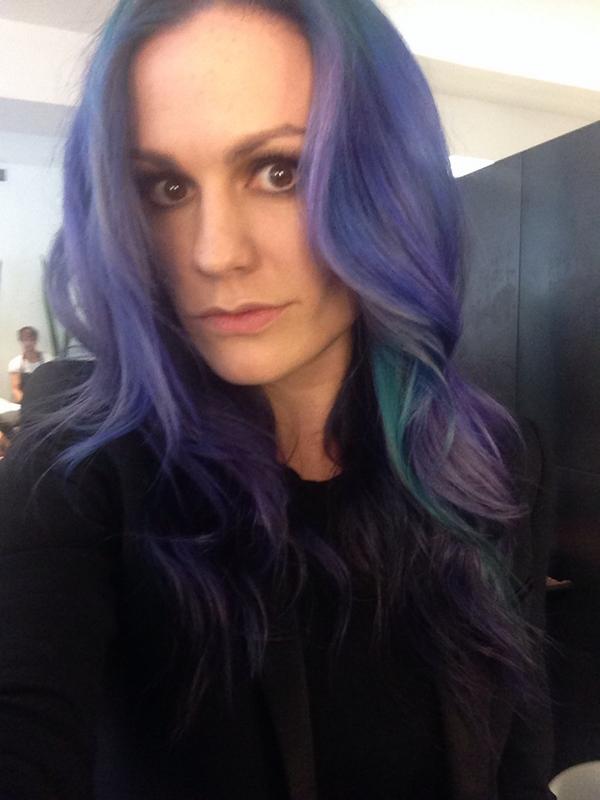 Celebrities with Purple Hair Color