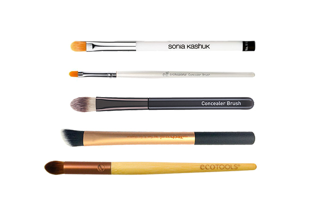 Drugstore concealer brushes for the broke and the broken out