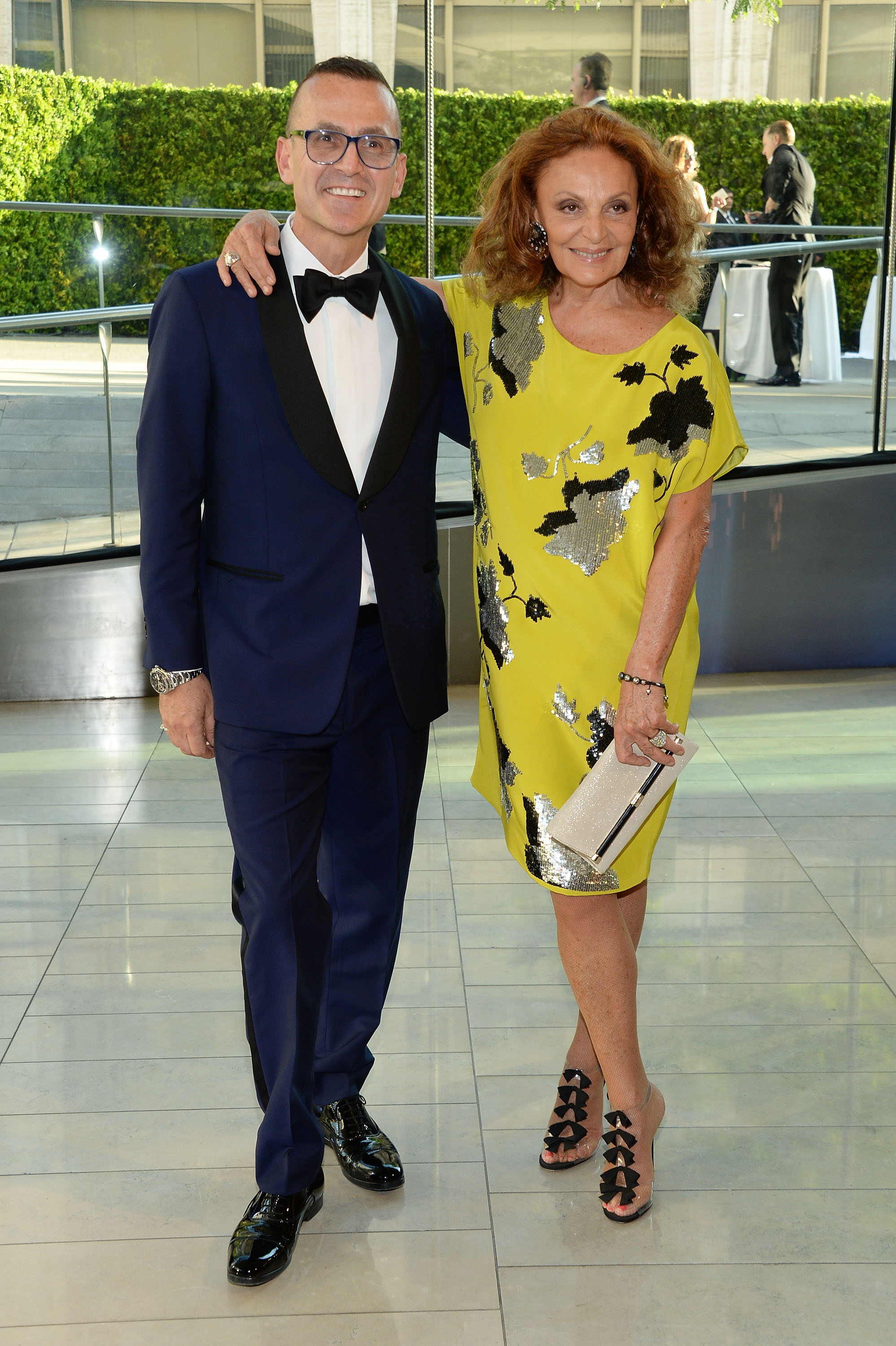 NEW YORK, NY - JUNE 02: CFDA President Steven Kolb and designer Diane Von Furstenberg attend the 2014 CFDA fashion awards at Alice Tully Hall, Lincoln Center on June 2, 2014 in New York City. (Photo by Larry Busacca/Getty Images)