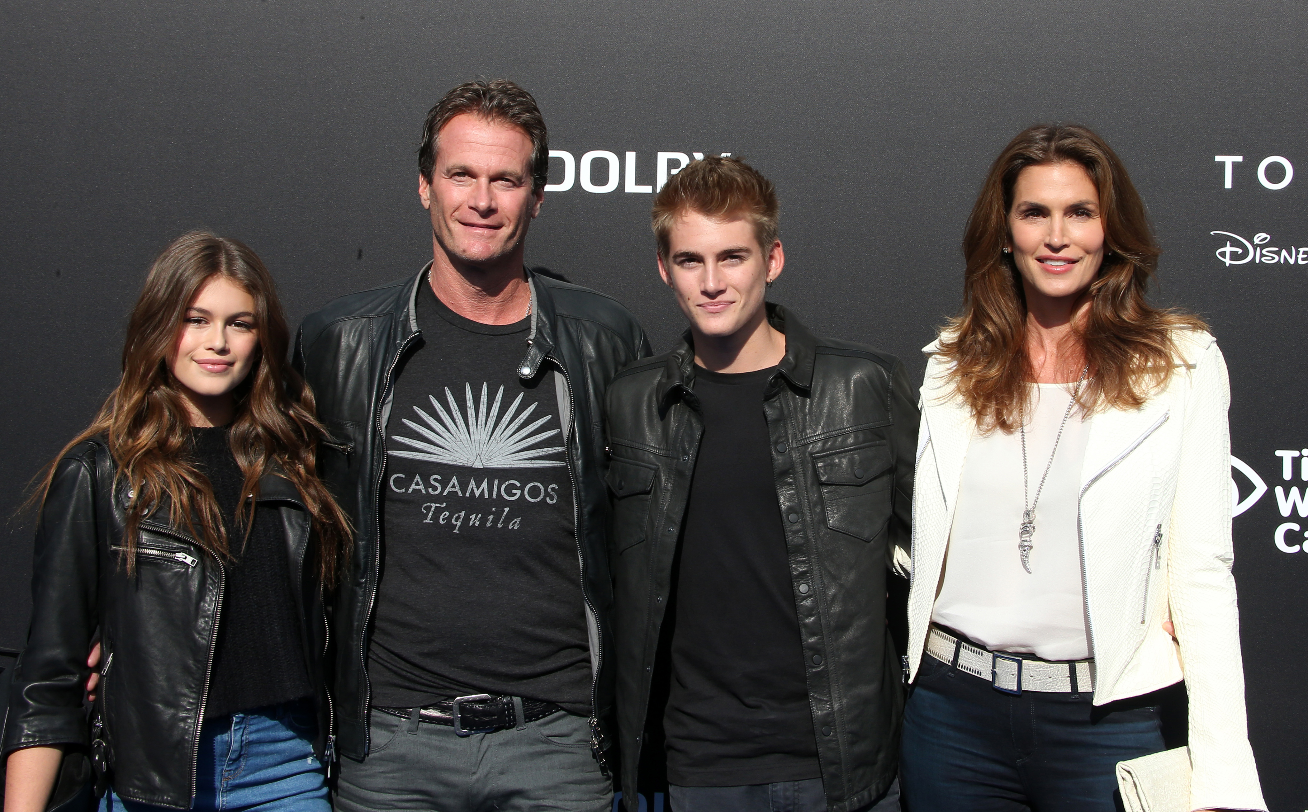The world premiere of Disney’s “Tomorrowland” Featuring: Kaia Gerber, Rande Gerber, Cindy Crawford, Presley Gerber Where: Anaheim, California, United States When: 09 May 2015 Credit: FayesVision/WENN.com