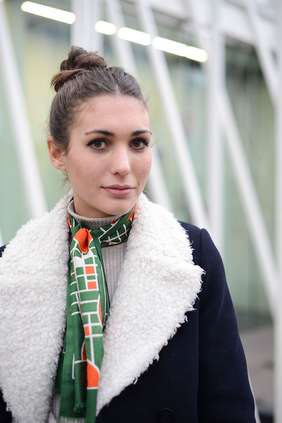 diletta bonaiuti high bun