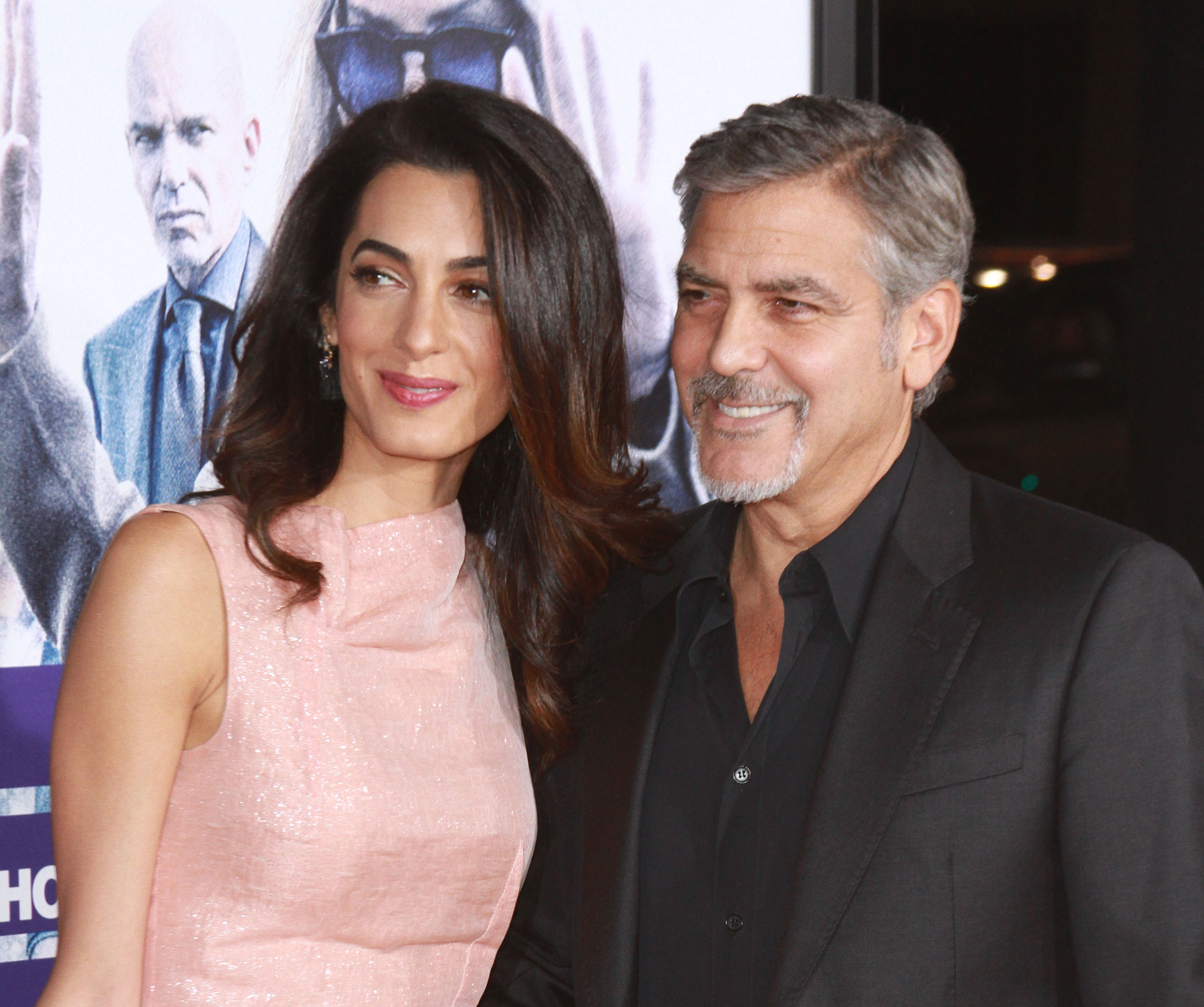 George and Amal Clooney shelter dog