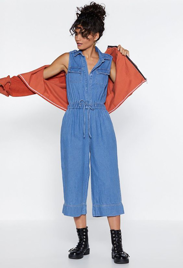 STYLECASTER | Denim Jumpsuits Are a Delightful Addition to Any Summer Wardrobe