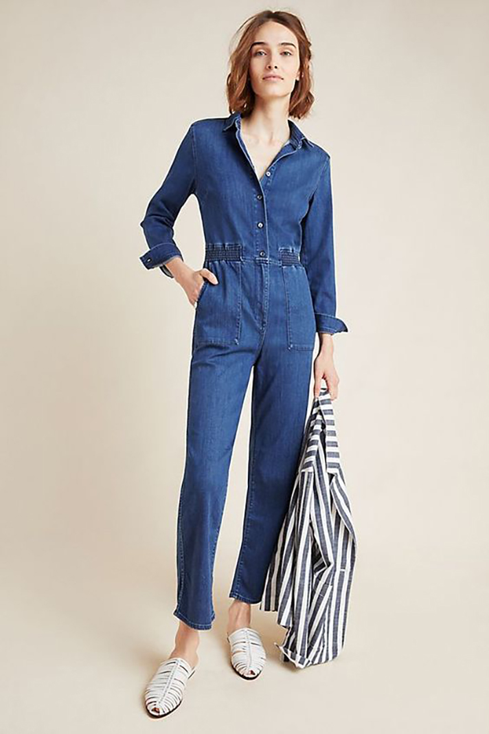 STYLECASTER | Denim Jumpsuits Are a Delightful Addition to Any Summer Wardrobe