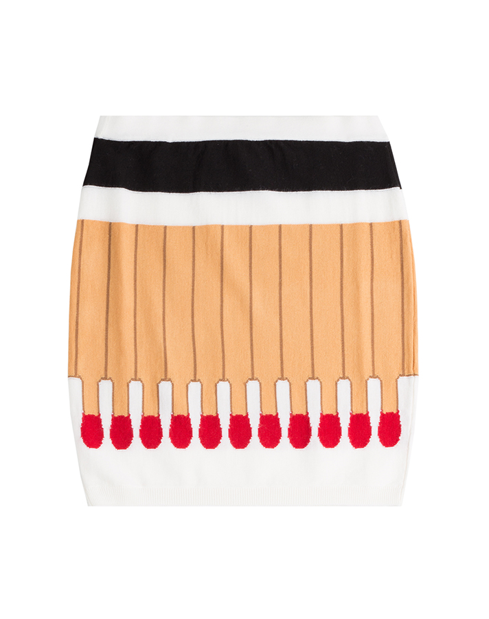 Moschino-Fall-2016-Matchstick-Miniskirt