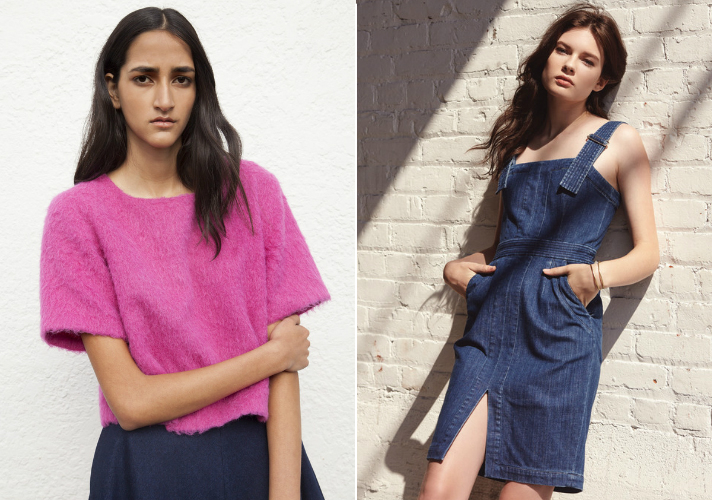 Eliza Faulkner Dani Top, $120 ; at Garmentory/Cosette Jenina Dress, $289; at Garmentory