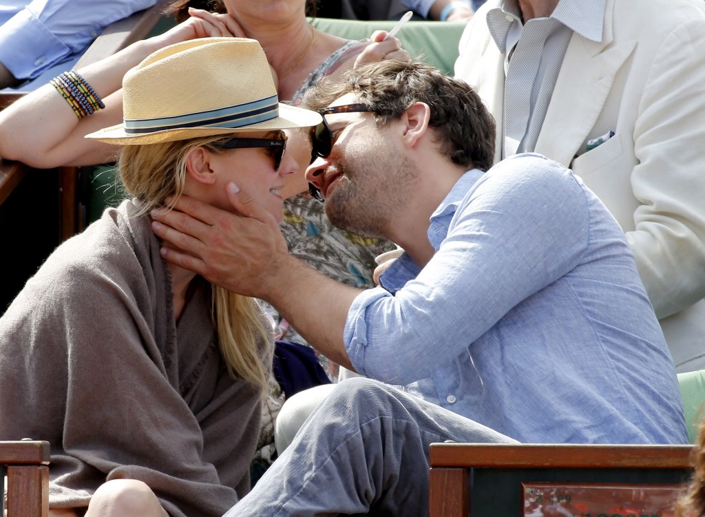 Diane Kruger and Joshua Jackson kiss during the Roland Garros - French Open 2012 Tennis tournament in Paris Featuring: Diane Kruger and Joshua Jackson kiss Where: Paris, France When: 31 May 2012 Credit: WENN **Only available for publication in UK, USA**