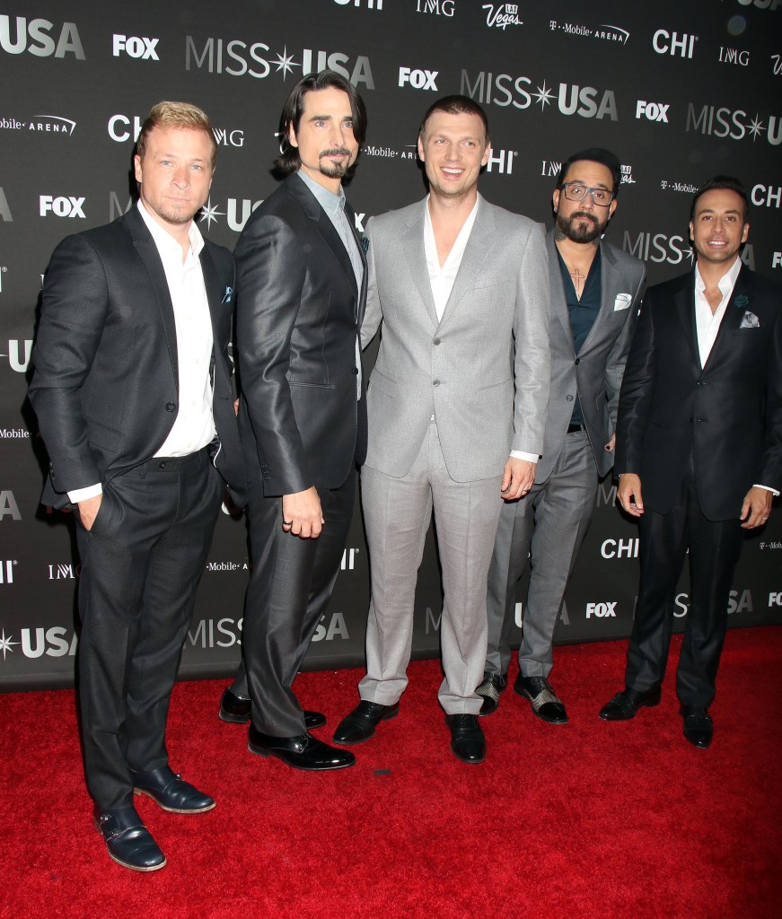 2016 Miss USA Red Carpet at T-Mobile Arena Las Vegas Featuring: Backstreet Boys Where: Las Vegas, Nevada, United States When: 05 Jun 2016 Credit: DJDM/WENN.com