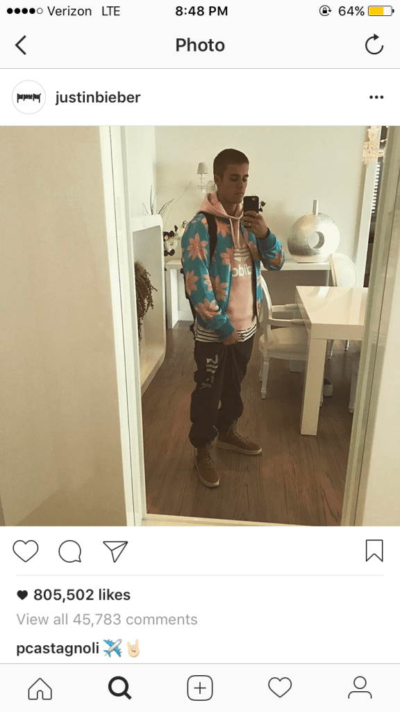Photo: Instagram / @justinbieber