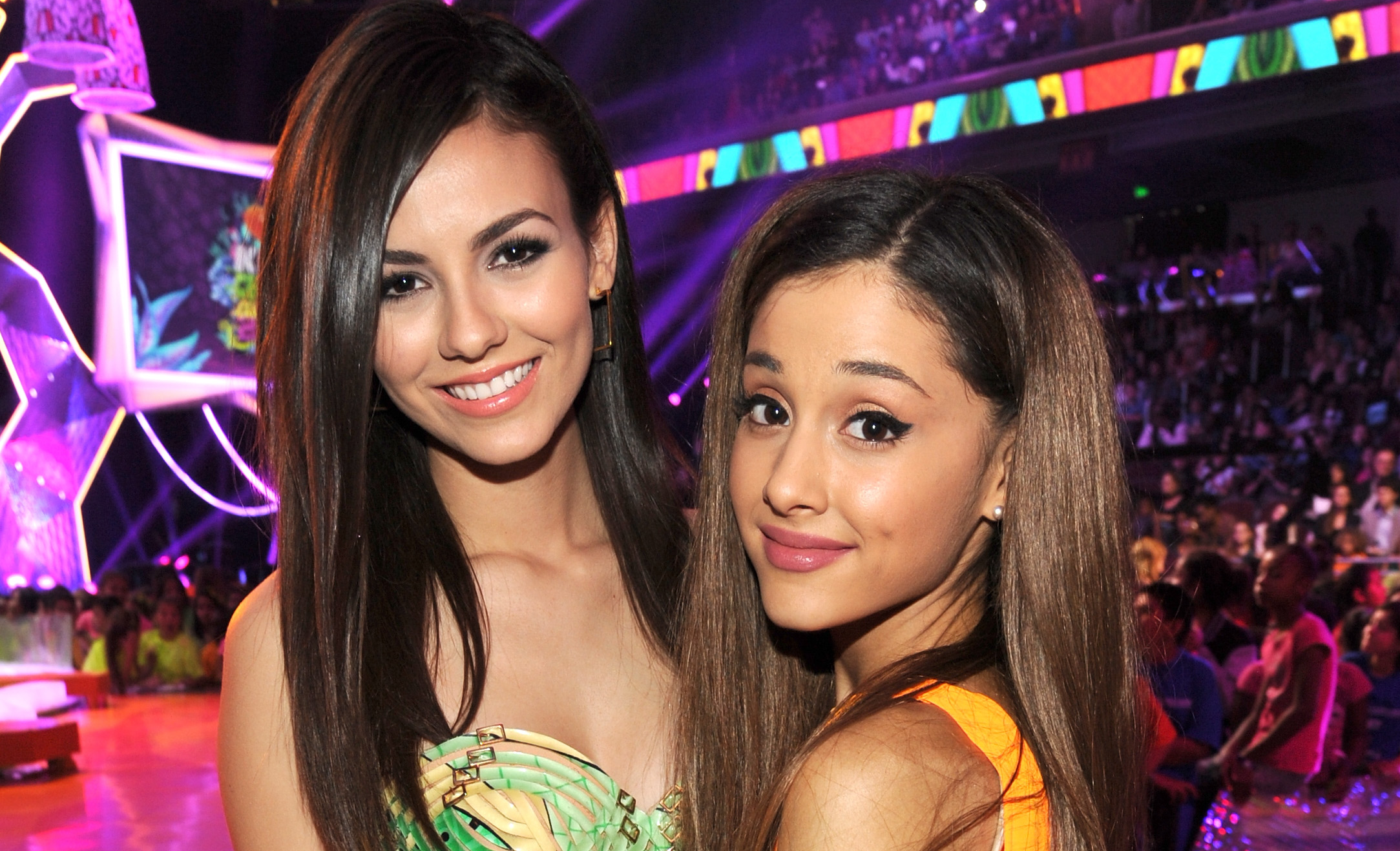A Meme of Victoria Justice Shading Ariana Grande