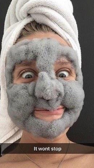 lucy hale bubble mask