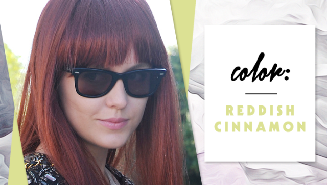 STYLECASTER | Simple Hair Color Chart for Every Shade | Reddish Cinnamon