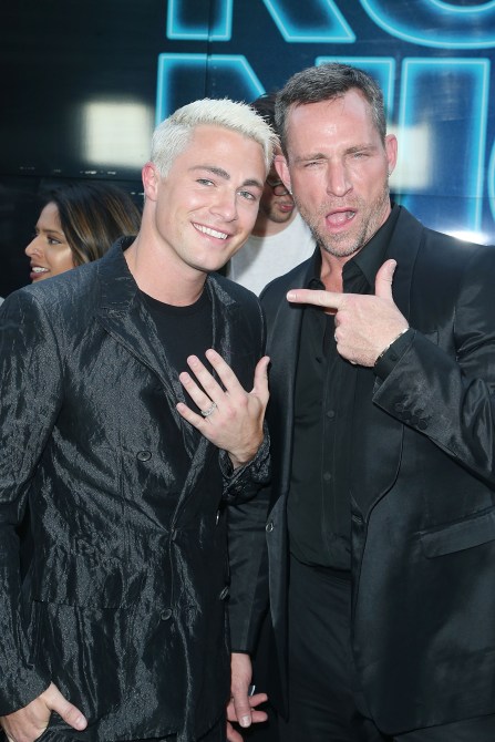 Colton Haynes and Jeff Leatham