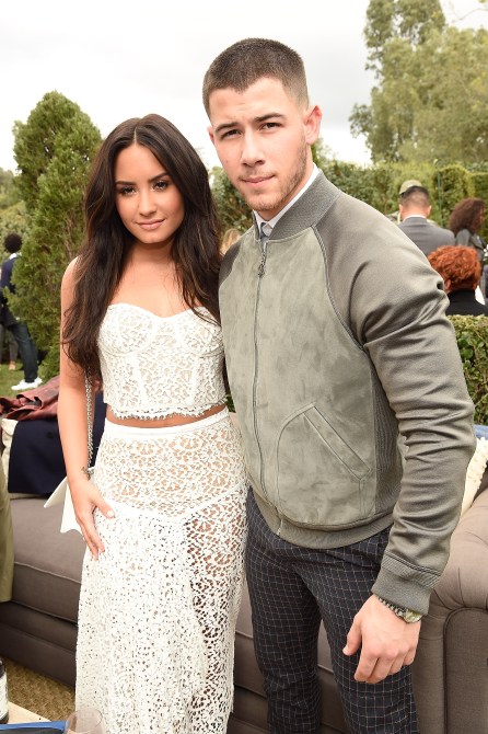 Demi Lovato and Nick Jonas