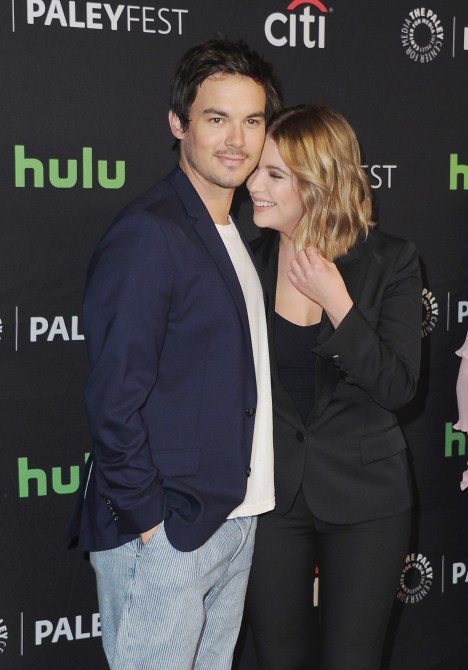 Tyler Blackburn and Ashley Benson