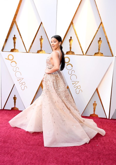 Gina Rodriguez at the 2018 Oscars