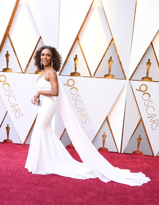 Janet Mock at the 2018 Oscars