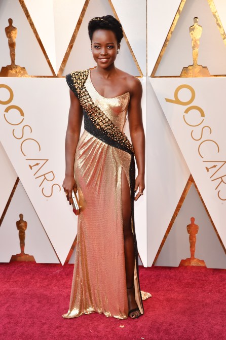 Lupita Nyong'o at the 2018 Oscars