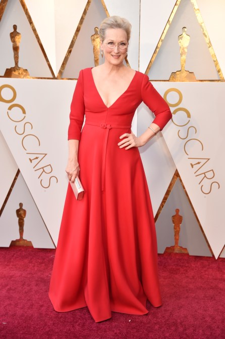 Meryl Streep at the 2018 Oscars