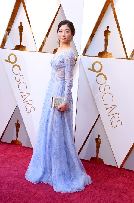Mirai Nagasu at the 2018 Oscars