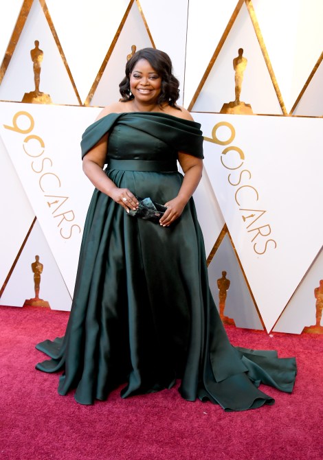 Octavia Spencer at the 2018 Oscars