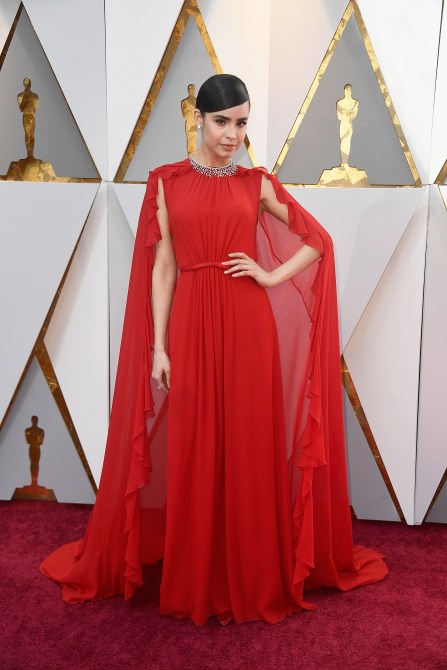 Sofia Carson at the 2018 Oscars