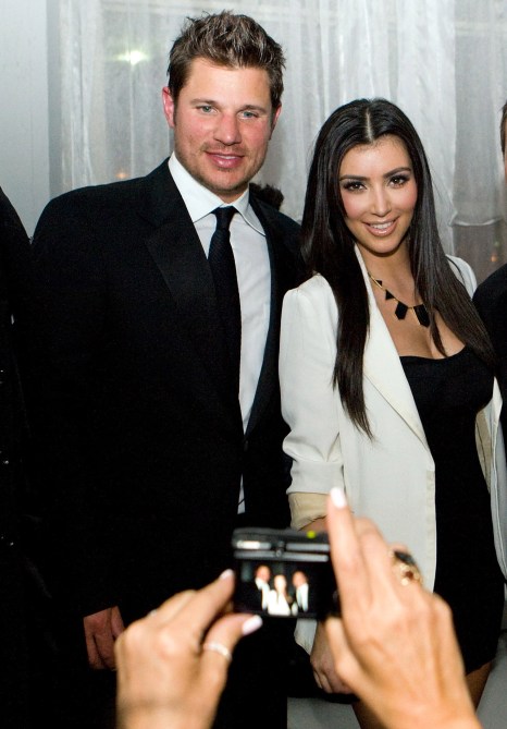 Nick Lachey and Kim Kardashian