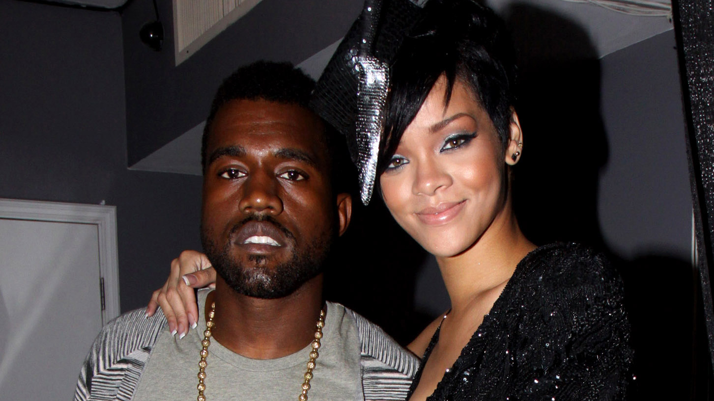 Rihanna and Kanye West