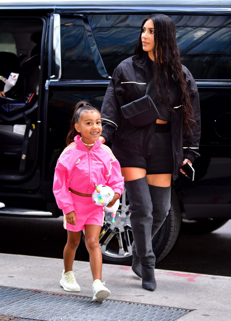 Kim Kardashian and North West