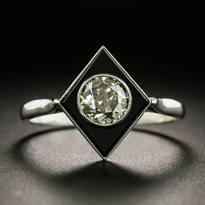 STYLECASTER | 57 Art Deco Engagement Rings So Stunning They Belong in Museums