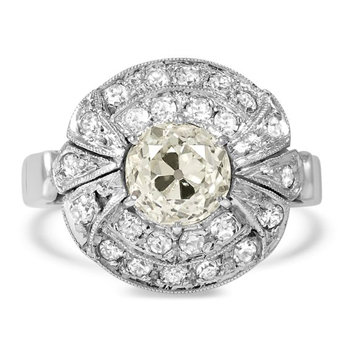 STYLECASTER | 57 Art Deco Engagement Rings So Stunning They Belong in Museums