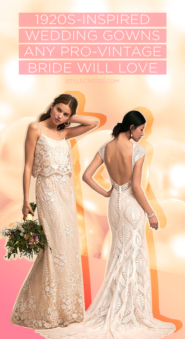 STYLECASTER | 1920s-Inspired Wedding Gowns Any Pro-Vintage Bride Will Love
