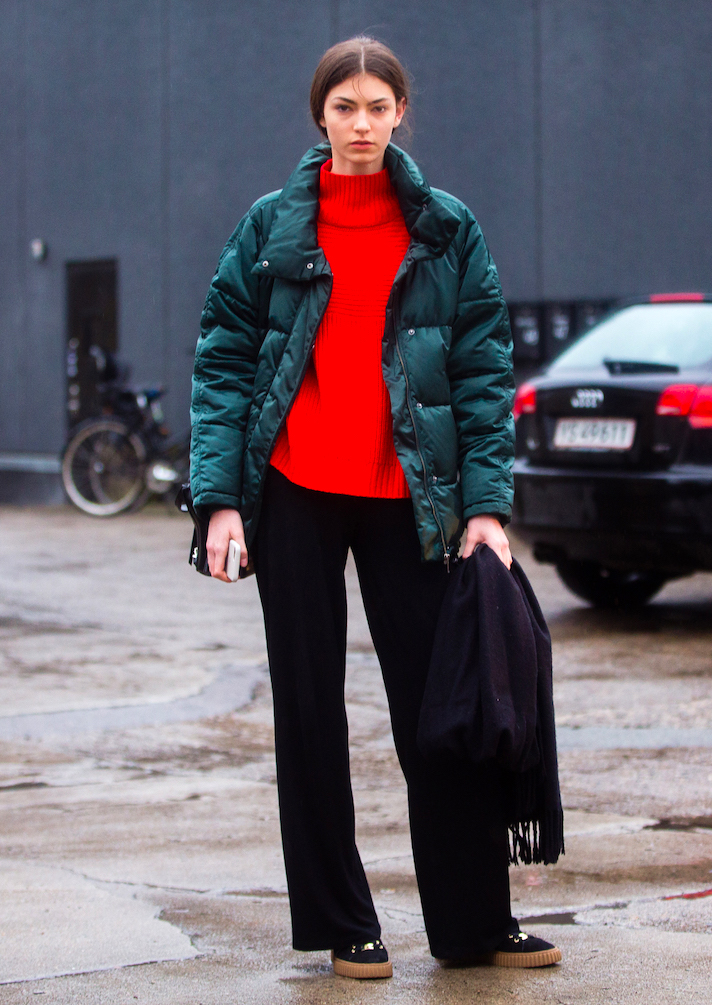 STYLECASTER | How to Style Your Favorite Puffy Coat Without Looking Like the Michelin Man