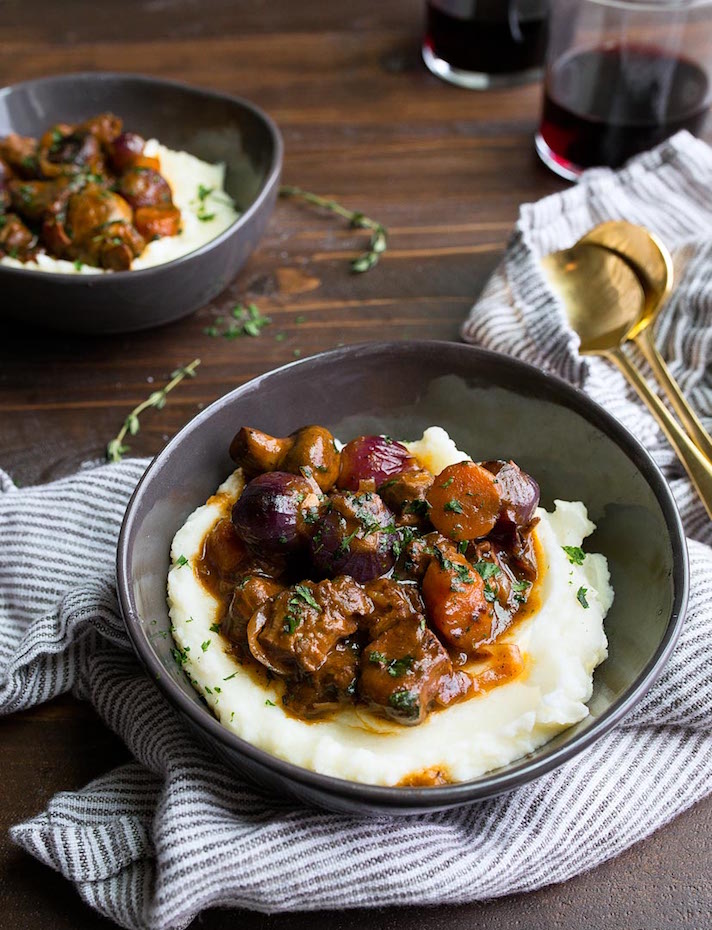 STYLECASTER | 17 Fancy Date Night Dinners That Are Actually Super Easy | Beef Bourgignon