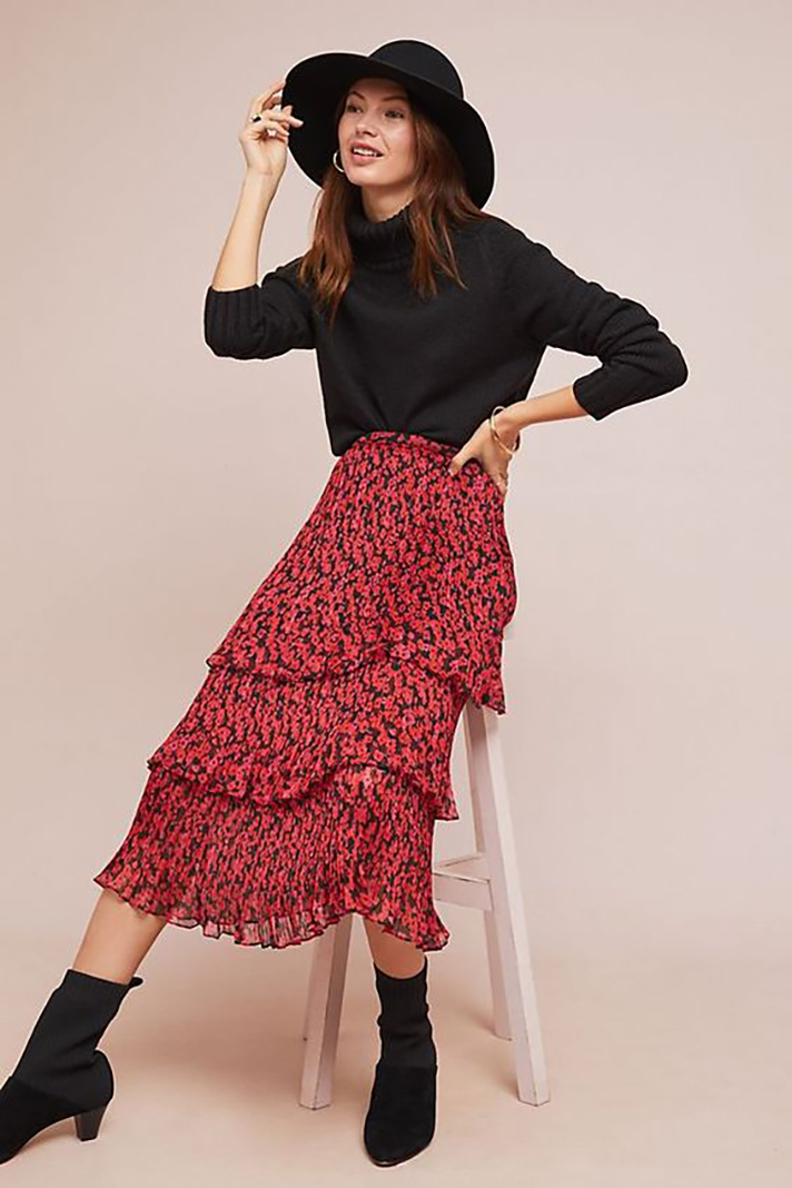 STYLECASTER | Chic Winter Skirts to Cozy Up in, ASAP