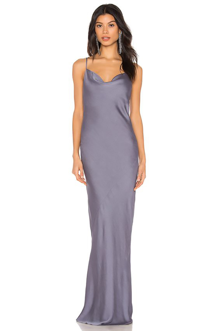 STYLECASTER | Gray Is a Seriously Underrated Bridesmaid Dress Color