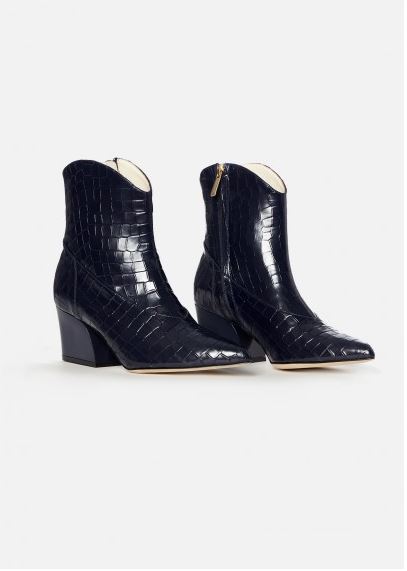Croc-Effect Ankle Booties Are Effectively Replacing Last Season’s Snakeskin | STYLECASTER